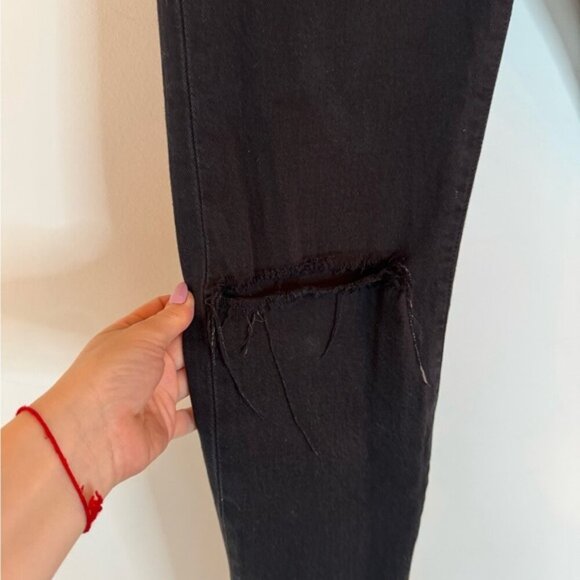 Levi’s Wedgie High-Waisted Black Straight Leg Jeans – Size 27 - Picture 16 of 16